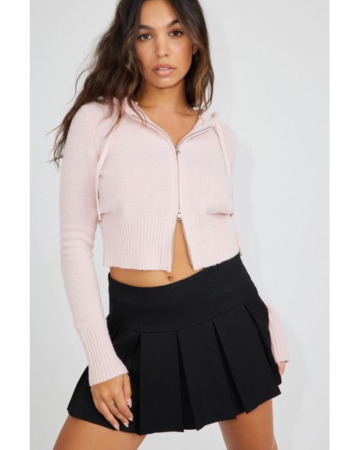 Garage Spongy Zip Hoodie in Pink Lyst