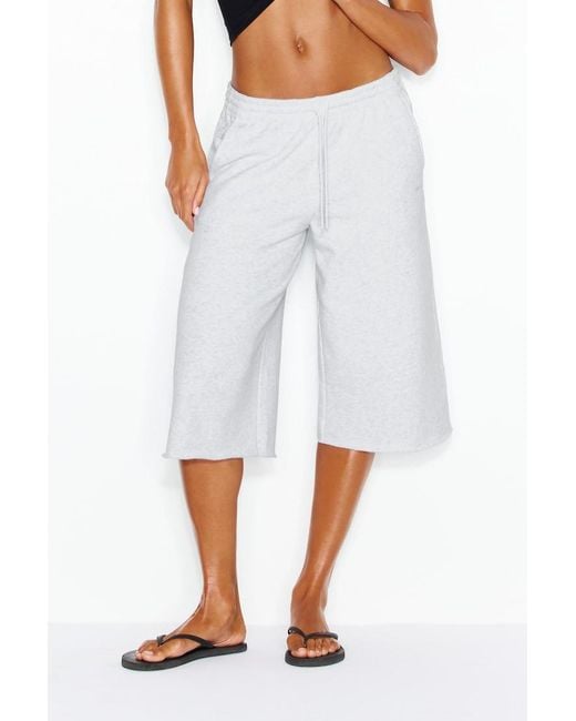Garage White Ultrafleece Jorts