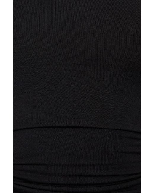 Garage Multicolor Cowl Back Short Sleeve Top