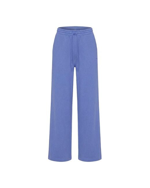 Garage Blue Ultrafleece Wide Leg Sweatpants