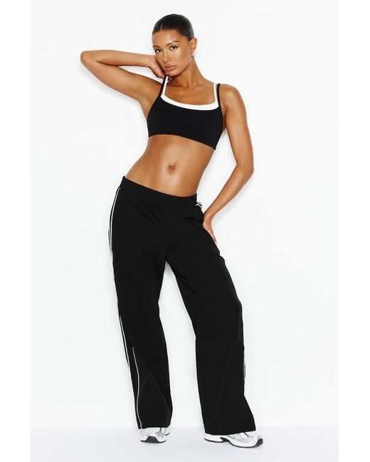 Garage Black Active Double Layer Bra