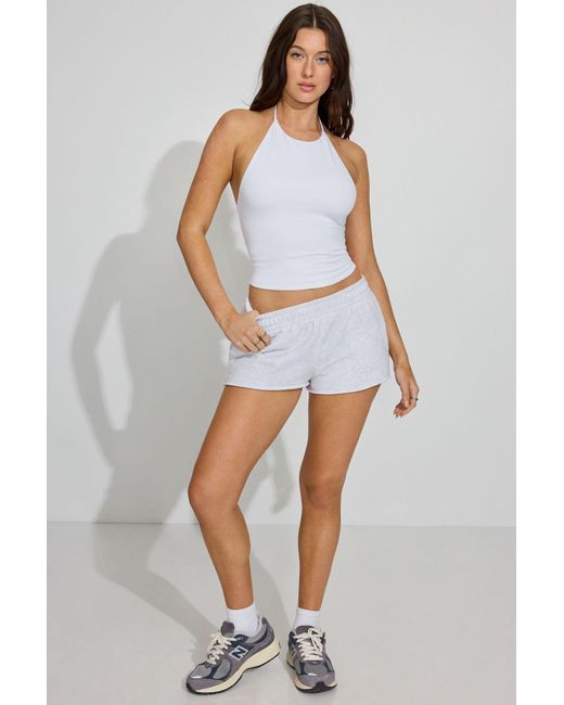 Garage Multicolor High Neck Open Back Halter Top