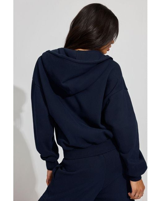 Garage Blue Ultrafleece Full Zip Hoodie