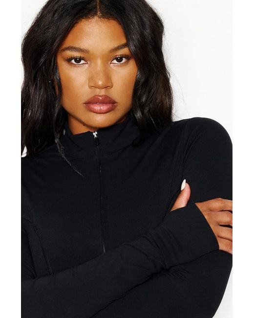 Garage Black Active Zip Up Jacket