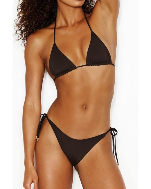 Garage Brown Reversible Slider Triangle Bikini Top