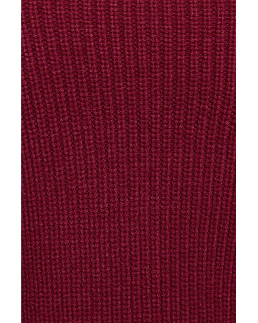 Garage Red Bubble Sleeve Sweater