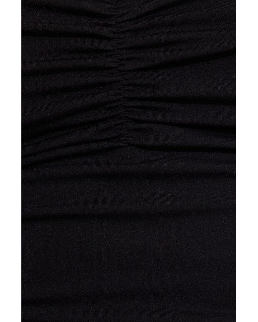 Garage Black Ruched Sweetheart Cami Top