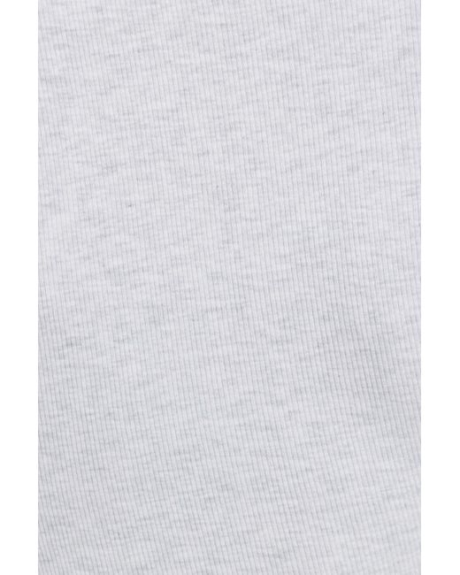 Garage White Tara V-Neck Long Sleeve Top