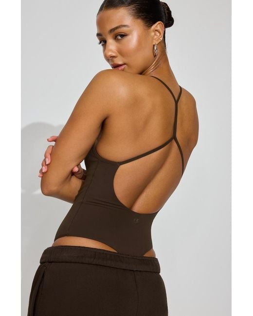 Garage Brown Active Y-Back Bodysuit