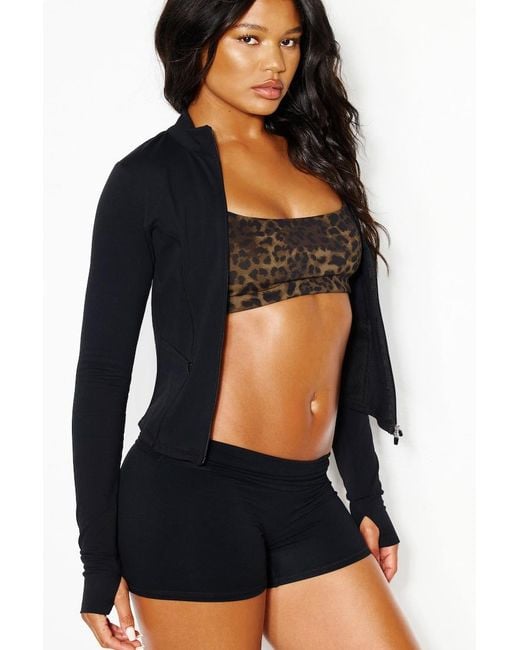 Garage Black Active Zip Up Jacket
