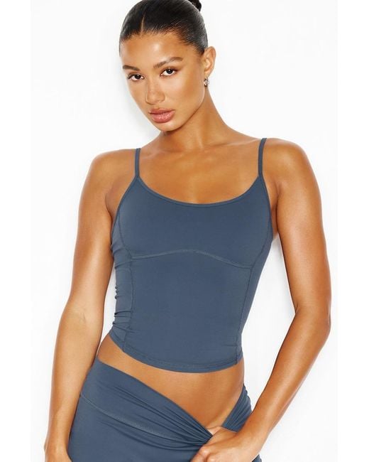 Garage Blue Active Underbust Cami Top