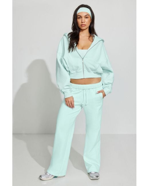 Garage Blue Ultrafleece Cotton Zip Hoodie