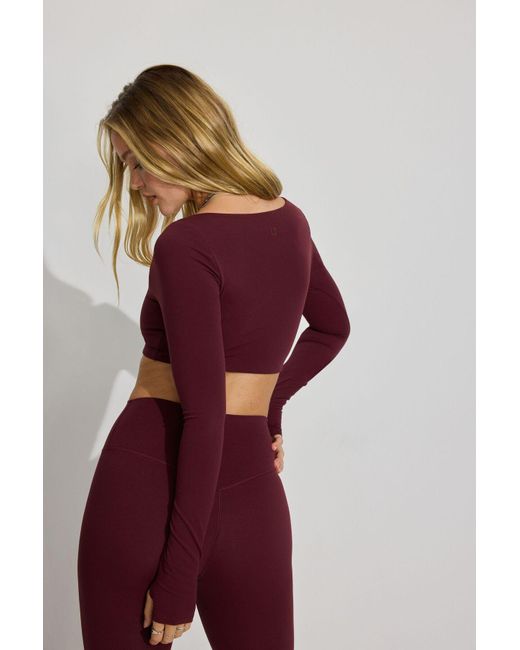 Garage Red Softactive Long Sleeve Top
