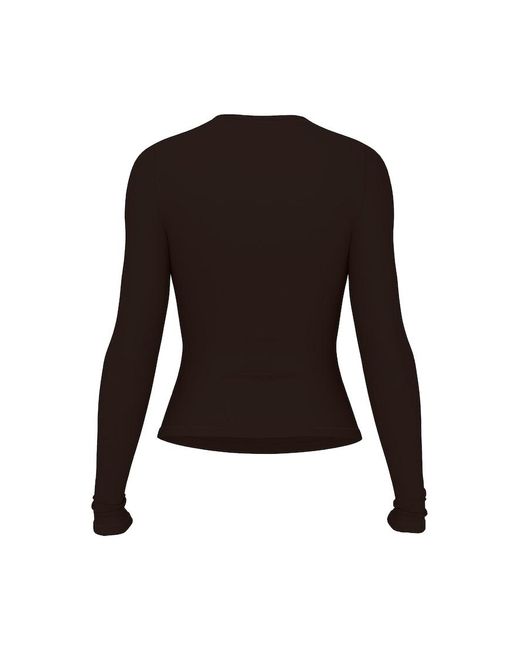 Garage Black Baretouch Crewneck Long Sleeve Top