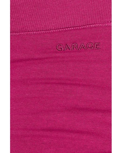 Garage Pink Stretchterry Micro Skort