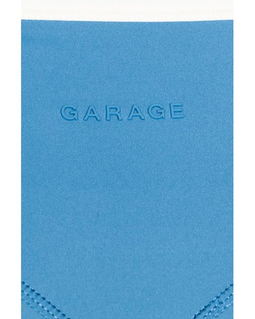 Garage Blue Active Cross Front Shorts