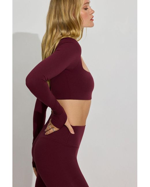 Garage Red Softactive Long Sleeve Top