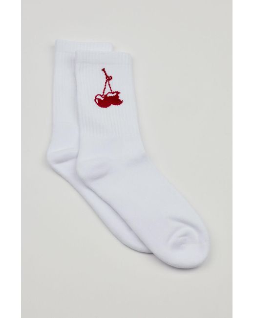 Garage Multicolor Sour Cherry Crew Socks