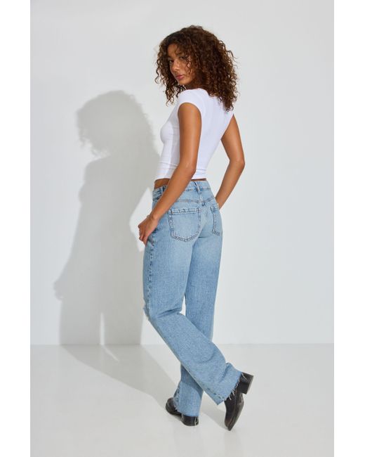 Garage Blue Slouchy Jeans