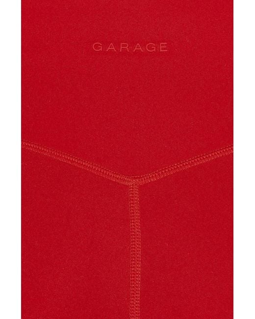Garage Red Active Booty Shorts