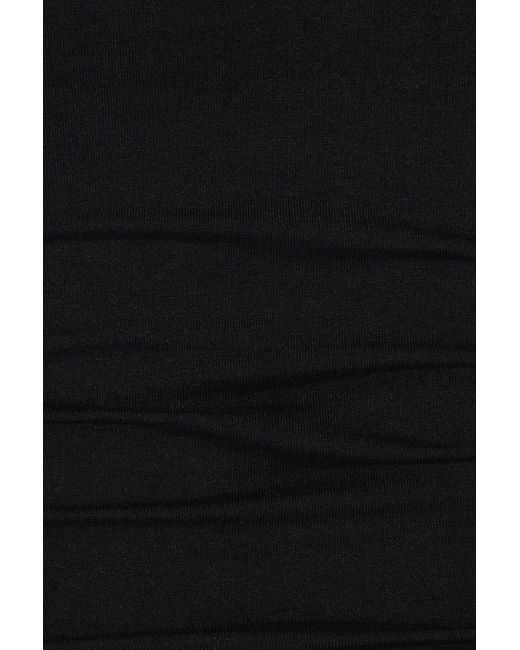 Garage Black Stretchterry Scoop Cami Top
