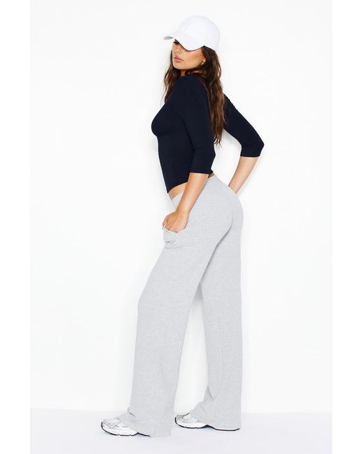 Garage White Snatch Booty Stretchterry Pants
