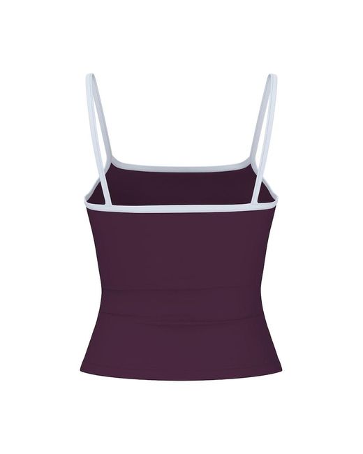 Garage Purple Sleek Scoop Cami Top