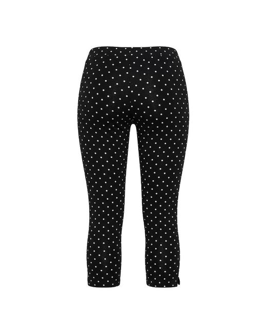 Garage Black Stretchterry Capri Pants