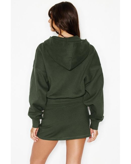 Garage Green Ultrafleece Cotton Zip Hoodie