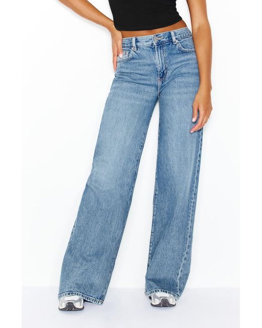 Garage Blue High Rise Lift Jeans