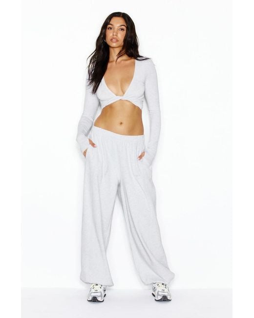 Garage White Softterry Dancer Joggers