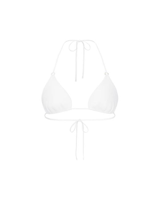 Garage White Ring Triangle Bikini Top