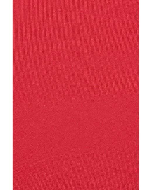 Garage Red Cheeky Side Tie Bikini Bottom