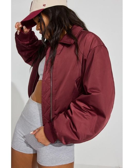 Garage Red Bomber Jacket