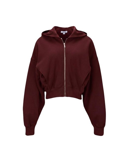Garage Red Ultrafleece Cotton Zip Hoodie
