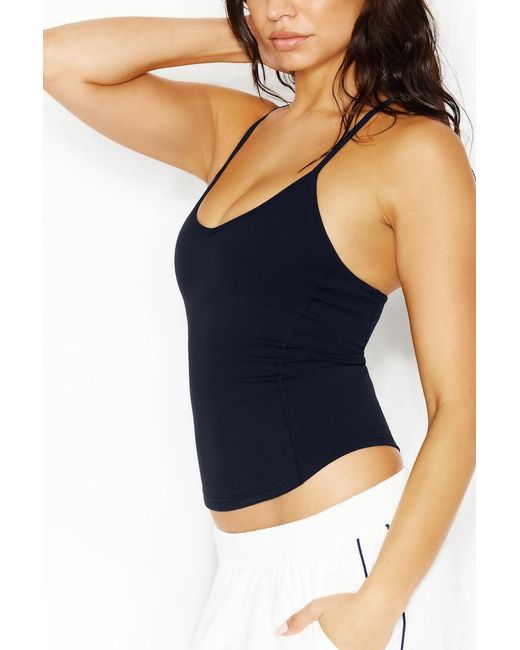 Garage Blue Active Y-Back Tank Top