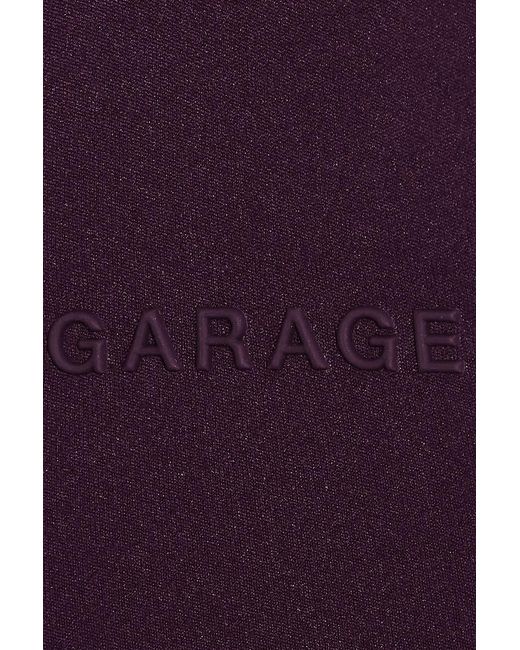 Garage Purple Active Racerback Corset Top