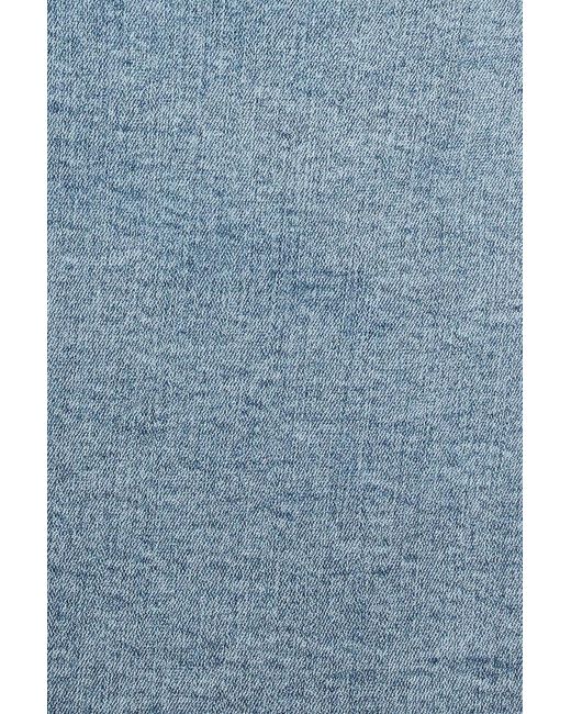 Garage Blue Low Rise Bodycon Denim Skort