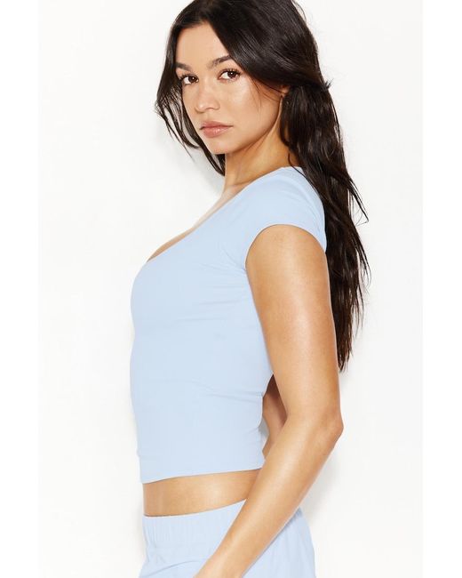 Garage Blue Sleek Sweetheart T Shirt
