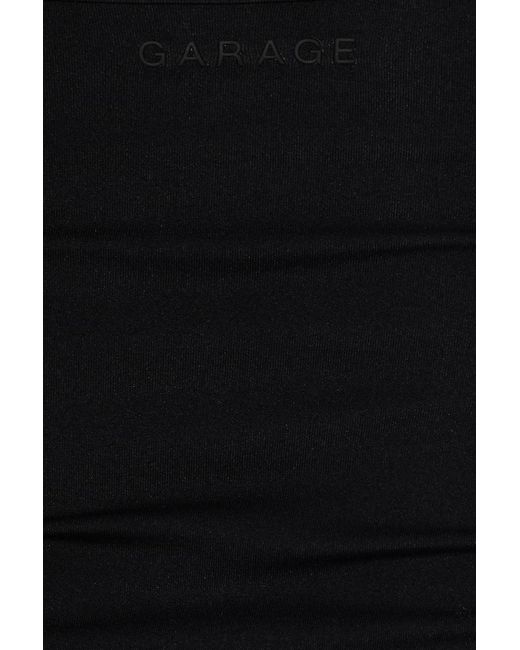 Garage Black Active Layered Tank Top