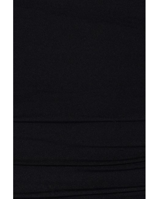 Garage Black Sleek Crewneck Longsleeve Top