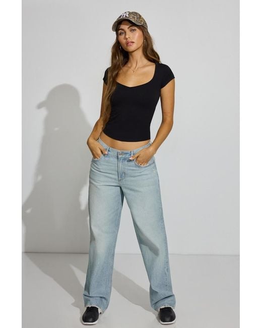 Garage Blue Sleek Sweetheart T-Shirt
