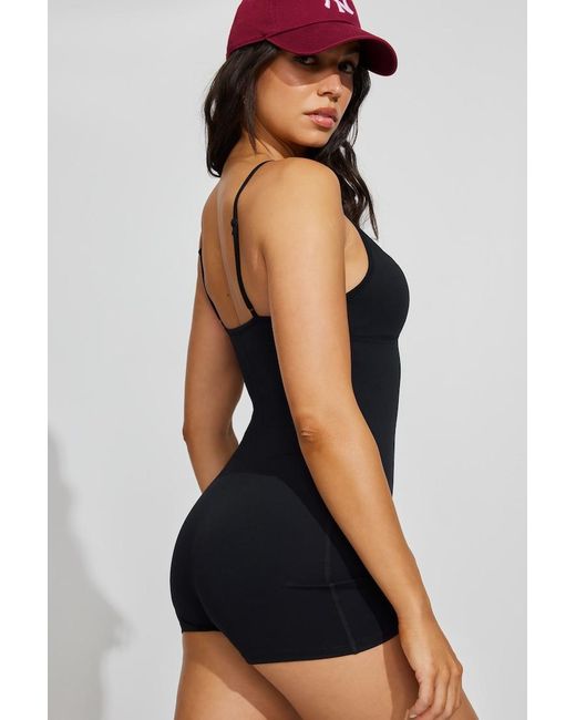 Garage Black Active Cami Romper