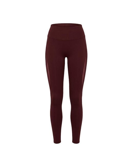 Garage Red Active Mesh Leggings