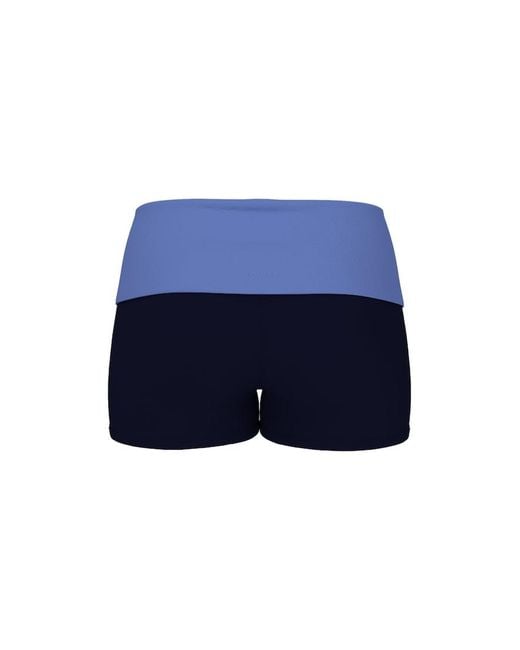 Garage Blue Active Foldover Booty Shorts