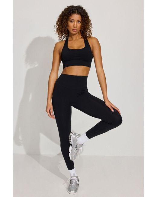 Garage Black Softactive Open Back Bra