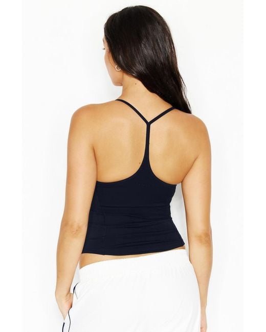 Garage Blue Active Y-Back Tank Top