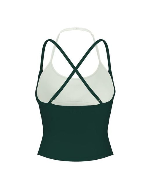 Garage Green Active Layered Tank Top