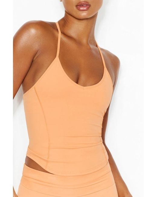 Garage Orange Active Y-Back Tank Top