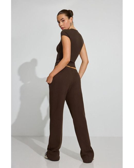 Garage Brown Ultrafleece Slim Bootcut Sweatpants